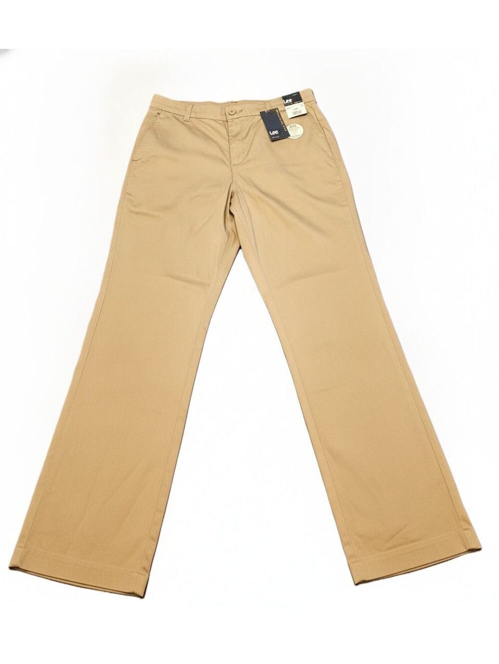 Lee Classic Fit Khaki Pants Beige Size 14 Regular